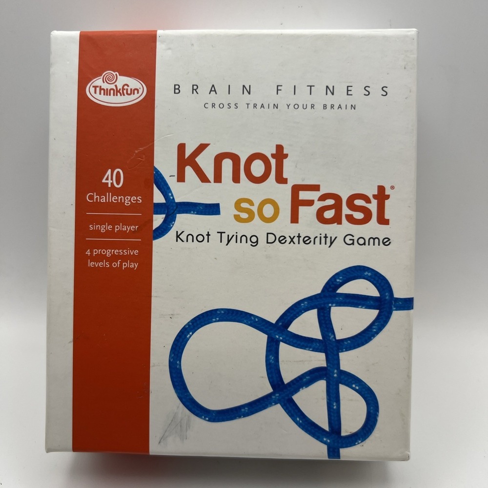 Knot So Fast Puzzle Game 40 Challenges ThinkFun 2014